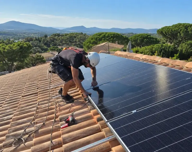Installateur panneaux solaires Le Tronchet — pose photovoltaïque sur toiture